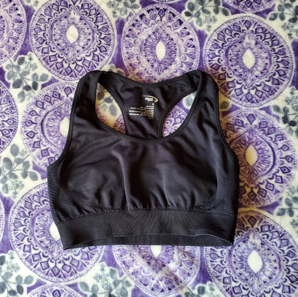 Black Sports Bra